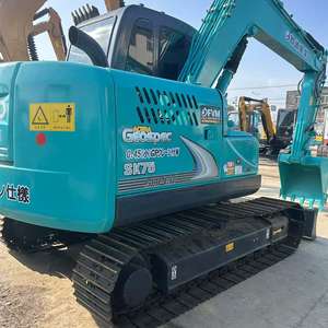 Mini-excavatrice hydraulique d'occasion Kobelco SK75 de haute qualité, SK75C SK75-8, 7,5 tonnes, équipement de construction sur chenilles - Product Image 4