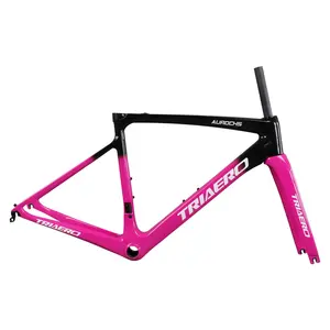 Newest aero carbon road bike frame oem factory directly sale