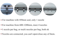 Machine de mise sous vide intelligente de type de table avec pompe externe, pour sacs en aluminium, avec injection de gaz
