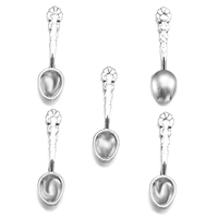 100 pièces/sac Mini vaisselle pendentif cuillère fourchette à manger couteau breloques bijoux à bricoler soi-même résultats pendentifs pour collier fabrication de bijoux J503