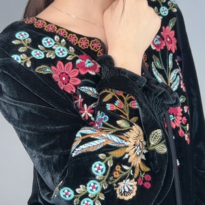 Blusas y Camisas de Mujer de Nuevo Diseño, Blusa Casual de Manga Larga con Bordado para Verano - Product Image 5