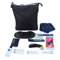 Kit d'hygiène dentaire de luxe pour avion, vente en gros à prix d'usine, trousse de toilette de voyage pour compagnies aériennes