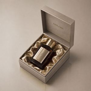 Custom Luxury Velvet Rigid <b>Boxes</b> for Perfume Essential Oil Skin Care Serum Face Cream Blush-Recycled Materials Art Paper - Product Image 1
