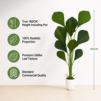 Grande plante artificielle en pot, palmier Sumatra, décoration nordique pour salon, verdure tropicale, vente en gros