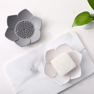 Accesorios de Baño Personalizados, Escurridor de Jabón para <span class=keywords><strong>Ducha</strong></span>, Bandeja de Jabón de Silicona Suave de Secado Rápido con Drenaje - Product Image 2