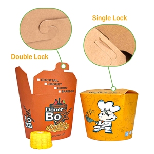 ZJPACK Biodegradable Custom Print Leak-proof Microwaveable <strong>Noodle</strong> Pasta Takeaway <strong>Box</strong> Disposable <strong>Noodle</strong> Paper <strong>Box</strong> - Product Image 6