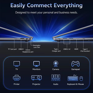 Ordinateur portable fonctionnel 14,0 pouces, Intel 6500Y, écran IPS FHD, <span class=keywords><strong>Windows</strong></span> <span class=keywords><strong>11</strong></span> Pro, Type-C, ordinateur portable professionnel pour étudiants - Product Image 5