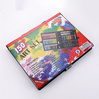 150 pièces école enfants dessin art papeterie aquarelles crayons crayons de couleur art ensembles peinture ensemble pour enfants peinture