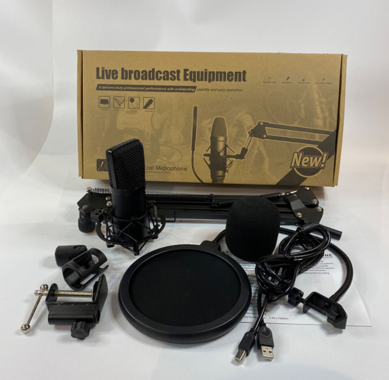 Ensemble micro Fifine BM700 Professionnel Usb Studio Ordinateur Micro À Condensateur Ensemble Pour L'enregistrement