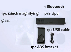 스피커로 비디오 확대를위한 12 인치 3D 휴대 전화 화면 돋보기 - Product Image 6
