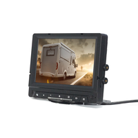 Aide au recul automobile, moniteur de voiture, avec enregistrement vidéo, 7 pouces, pour camions, remorque, cargaison, autobus