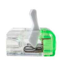 Connecteur rapide transparent en PC à 2 contacts en cuivre P04-2P, certifié ENEC, borne à ressort pour câblage de bâtiment 32A 450V