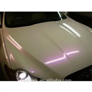 Mobile Skins ngọc trai sáng bóng màu hồng quấn vinyl cho xe gói
