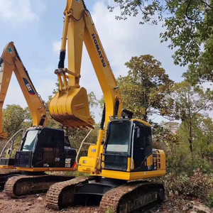 Excavadora usada Komatsu PC160 de cadenas, hidráulica, de alta eficiencia, en buen estado, con pocas horas de uso, certificada CE, para construcción. - Product Image 1