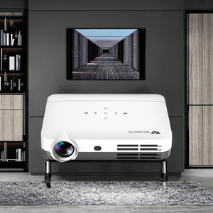 Full HD 450Ansi Lumens 3D Video chiếu Android 9.0 bt5.0 wifi cho <span class=keywords><strong>bluetooth</strong></span> thông minh chiếu cho điện thoại di động - Product Image 3