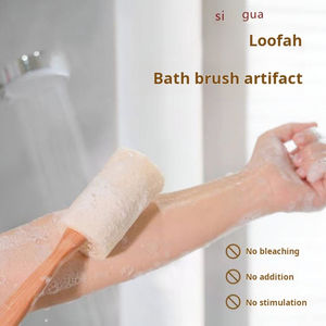 Long Handled Luffa Sponge Bath Scrub Brush Bathroom Supplies Loofah Brush for Bath Brushes Sponges & Scrubbers - Product Image 5