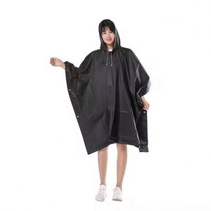 Poncho imperméable réutilisable en EVA avec logo personnalisé, pour adultes, résistant au vent, idéal pour les voyages, le camping et les activités de plein air. - Product Image 1