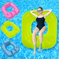 plate-forme melon d'eau bateau, anneau de natation en forme de sirène, flotteurs de piscine pour adulte, pont flottant gonflable