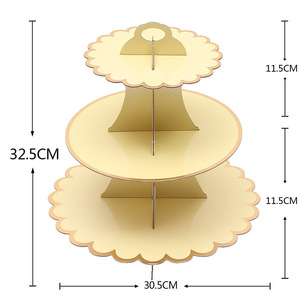 Mesa <span class=keywords><strong>de</strong></span> <span class=keywords><strong>pastel</strong></span> <span class=keywords><strong>de</strong></span> boda, juego <span class=keywords><strong>de</strong></span> soporte para postre, Material <span class=keywords><strong>de</strong></span> papel, <span class=keywords><strong>precio</strong></span> <span class=keywords><strong>de</strong></span> fábrica, venta al por mayor - Product Image 3