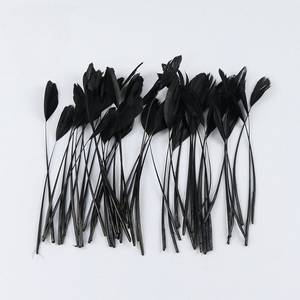 Factory Direct Selling Cheap Price Goose <strong>Feather</strong> <strong>Down</strong> 6-8&quot; Bleached Dyed Stripped Goose <strong>Feathers</strong> by Piece - Product Image 6