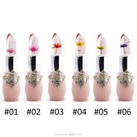Nouveau rouge à lèvres de marque privée ombre à paupières gelée de fruits maquillage cosmétique végétalien gelée + cristal + rouge à lèvres