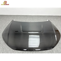 Capot de capot avant en Fiber de carbone brillant pour Audi TT TTS TTRS 2015-2019 Kits de carrosserie en carbone couvercle de moteur pièces de voiture accessoires automobiles