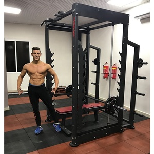 El mejor equipo de gimnasio Power Rack, máquina <span class=keywords><strong>Smith</strong></span> 3D con pila de peso, gimnasio en casa, acero, diseño comercial estándar europeo Unisex - Product Image 2