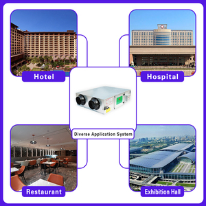 Hệ thống thông gió không khí tươi 350m3/h Hệ thống thông gió hồi nhiệt gia đình - Product Image 6