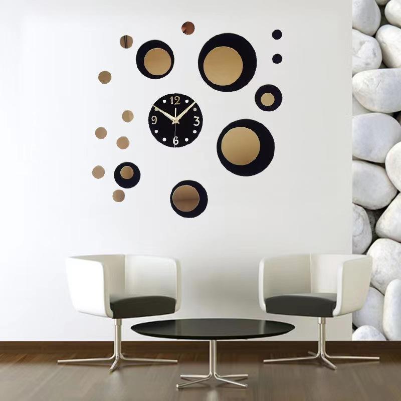 Acrylic Creative Modern 3D Mirror Wall Stickers thumbnail 3