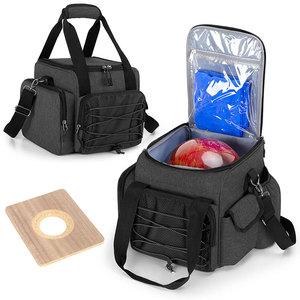 <span class=keywords><strong>Sac</strong></span> de <span class=keywords><strong>bowling</strong></span> fourre-tout à balle unique avec support de balle et poches de rangement supplémentaires - Product Image 1