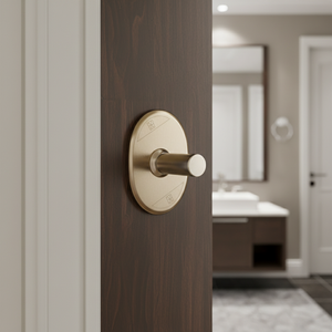 MOTTURA 65x90 stabchion moderno in acciaio e legno per cilindro con pomello per porte da bagno o Hotel 95403 Ot Design della maniglia - Product Image 3