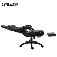 Bon marché, mobilier de bureau pour jeux de course DOWINX, siège de jeu pivotant ergonomique avec logo personnalisé, fauteuil de jeu Silla avec assise épaisse