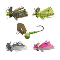 Mycena 10G Edelstahl Lebendköder-Spinner mit großer Klinge, Jig Dancer, Buzzbait, Wobbler, Chatterbait für Barsch
