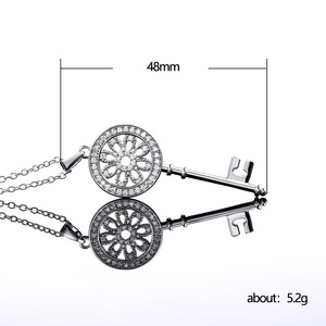 Collana con ciondolo a forma di chiave per donna, gioielli semplici e alla moda, regalo per l'uso quotidiano - Product Image 6