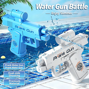 Nouveau Produit Pistolet à Eau en Plastique à Double Jet Avant-Arrière, <span class=keywords><strong>Jouet</strong></span> Tactile pour Farces et Attrapes, pour Adultes et Enfants - Product Image 4