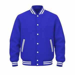 Fabricant de vestes varsity surdimensionnées pour collections streetwear avec couleurs personnalisées, patchs et broderies. - Product Image 4