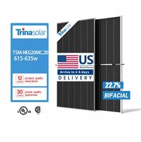 AS. Trina Panel surya Wajah dua 590W 630 720 watt Topcon harimau Neo N harga Panel surya jenis di dalam stok lokal Harga DDP