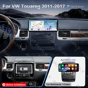 Kit Radio DZ Factory per VW <span class=keywords><strong>Touareg</strong></span> 2011-2017 LHD RHD, Schermo Grande Nero Opaco, Supporto in Plastica per Android con Cavi Abbinati - Product Image 3