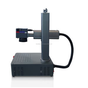 La nouvelle machine de marquage laser à fibre Raycus 30w a un dispositif rotatif pour le marquage laser de 48kg de petits métaux or et argent - Product Image 6