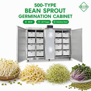 Gabinete de Germinación de Brotecitos de Frijol de 32 Bandejas, Acero Inoxidable, Temperatura Constante Automática para Frijol Mungo y <span class=keywords><strong>Alfalfa</strong></span> - Product Image 1