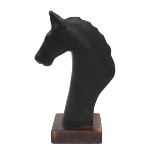 Scultura di Cavallo in Cartapesta Artistica, Ornamento Moderno per Arredamento Casa, Decorazione per Soggiorno, Bagno e Tavolino da Caffè - Product Image 2