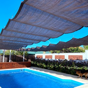 Velas Solares Onduladas Personalizadas para Jardín, Pérgola Telescópica Retráctil, Velas Solares Deslizantes con Todos los Accesorios - Product Image 1