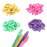 Bview Art Remplacement Coloré Crayon Gommes Toppers Crayon Cap Pour Crayon