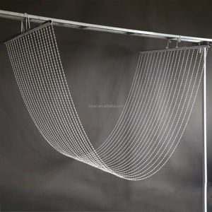 Rideau de perles pour <span class=keywords><strong>plafond</strong></span> de <span class=keywords><strong>mariage</strong></span>, draperie à franges, lustre suspendu pour <span class=keywords><strong>mariage</strong></span>, décorations de <span class=keywords><strong>plafond</strong></span> pour banquet de <span class=keywords><strong>mariage</strong></span>, pendentifs - Product Image 3
