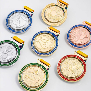 Médailles en métal électroplaqué sur mesure, plaques de championnat personnalisées, marathon, basketball, football, badminton, événements sportifs - Product Image 6
