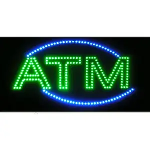 Advertising Promotion Business Neon Sign Super Bright LED ATM Sign Custom Led Letter Open Signs
