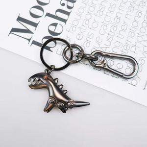 Porte-clés de voiture dinosaure en alliage de zinc YECAI - Porte-clés animal mignon à articulations mobiles pour cadeaux promotionnels d'entreprise, adapté aux BMW Toyota - Product Image 5