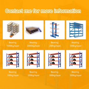 Light-Duty Selective Pallet Rack <strong>4</strong>-Layer Steel Warehouse Storage Supermarket <strong>Display</strong> Shop Shelving <strong>System</strong> - Product Image 3