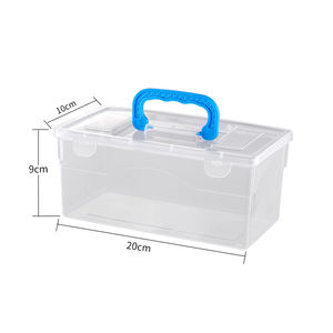 Modernes Design Transparente Kunststoff-Aufbewahrungsbox PP-Kunststoff Verstärkte Tragbare Spielzeug-Keks-Lebensmittel-Aufbewahrungsbox - Product Image 6