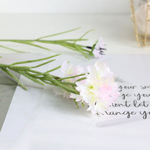 YOPIN-1830 Vente en gros Intérieur Décoratif 3 têtes Soie artificielle Bleuets roses - Product Image 4